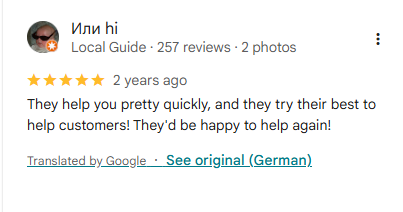 Bewertung 1